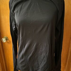 Athleta Black Long Sleeve Top